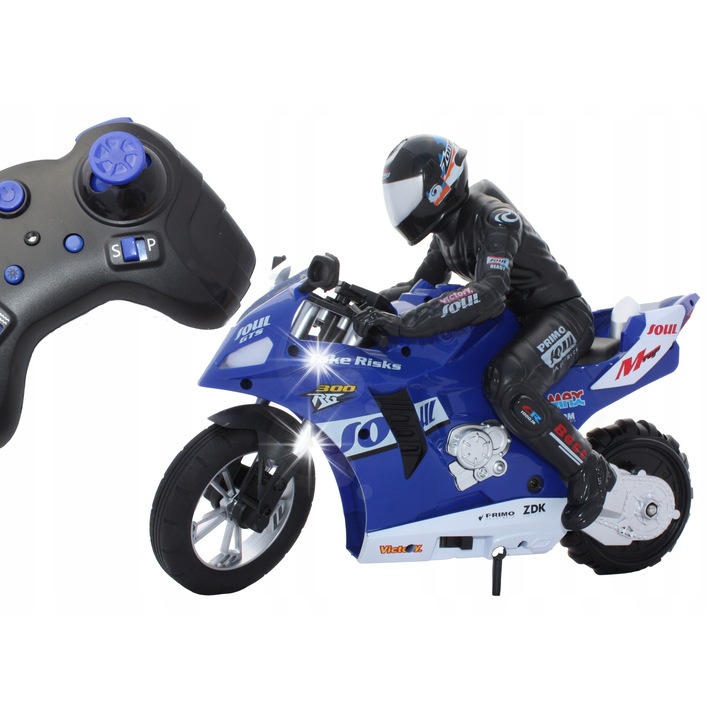 MOTOCICLETA RC Emaj, 35cm, 20km/h, 360°-os drift, motorossal, 7,4V