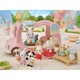 Комплект фигурки Sylvanian Families, кола за сладолед, 23 см, многоцветен