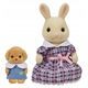 Комплект за подарък Sylvanian Families, слънчев автобус, детска градина в стил замък, детска площадка, 2 фигурки, 65x35x20см