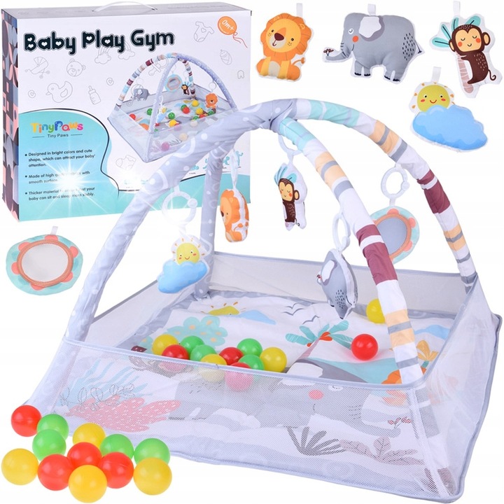 Covoras educational Jokomisiada, set, colorat, 100x100cm