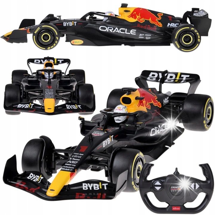 Rastar RB18 F1 autó, távirányítós modell, 1:12, Piros
