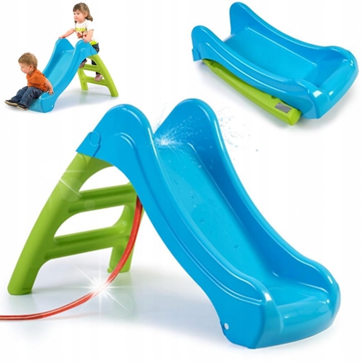 Tobogan copii FEBER First Slide, 91cm, 2in1, multicolor