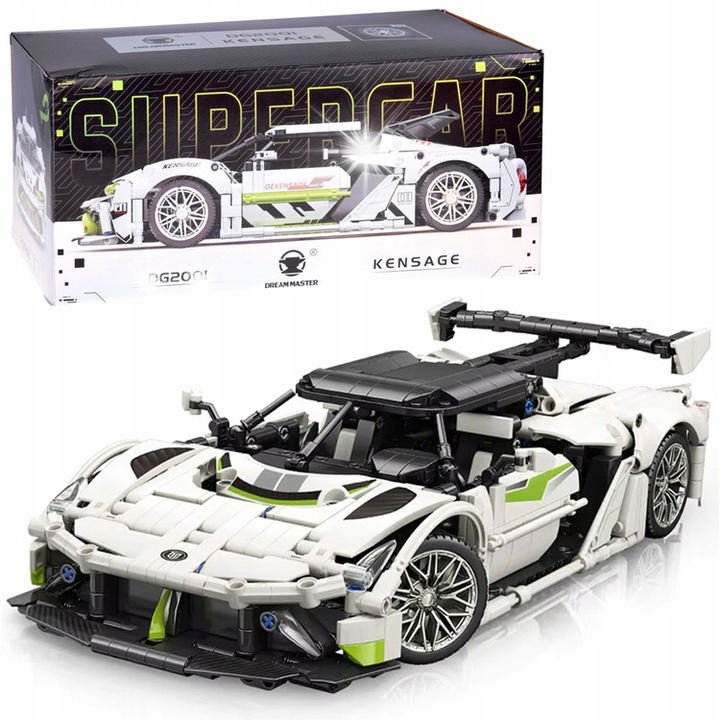 Set de constructie Jokomisiada 2 in 1 masina sport si nava spatiala 1091ele