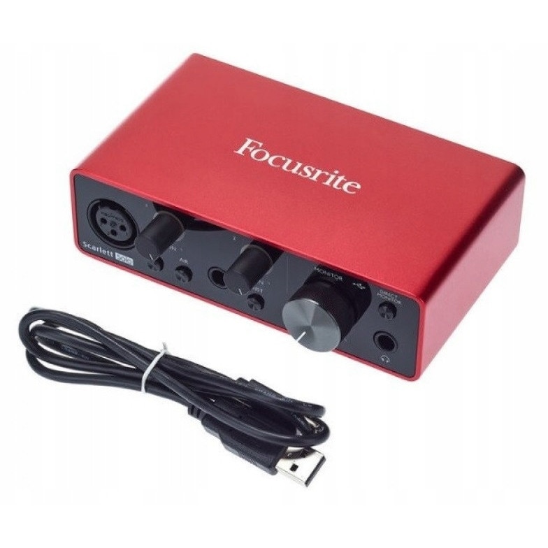 Interfata audio Focusrite Scarlett Solo 3gen, 2 canale, Phantom +