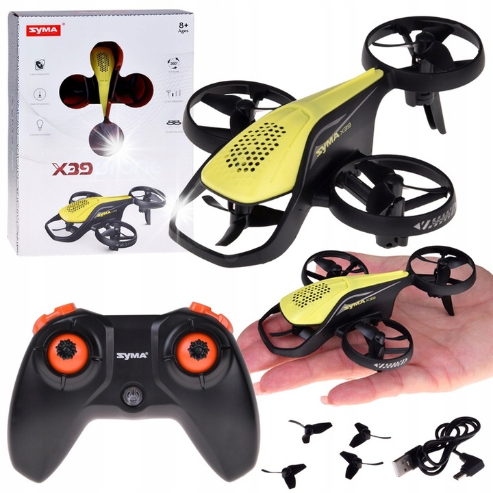 Mini drón Syma, X39, 4 tengelyes, 2 sebességes, 2,4 GHz