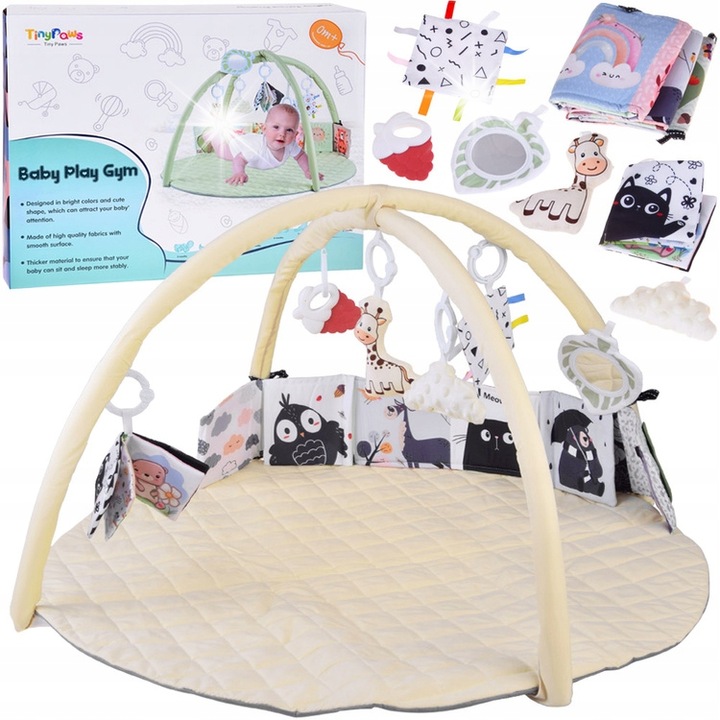 Covoras educational cu pala, jucarii, Jokomisiada, multicolor, ZA5827