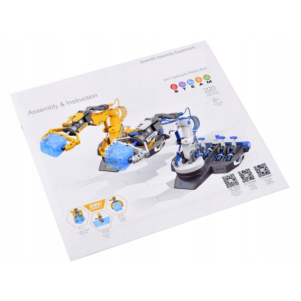 Set joc educativ Robot cu brat hidraulic 3 in 1, Jokomisiada, 220