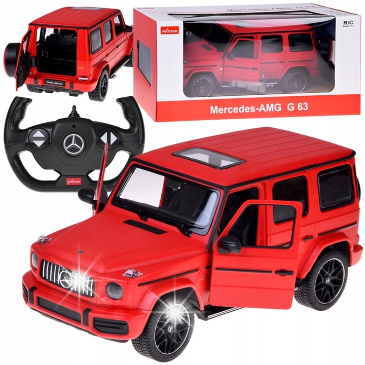 Rastar Mercedes AMG G63 1:14 távirányítós autó fénnyel
