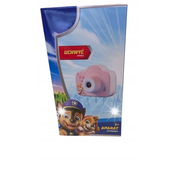 Aparat foto-video digital KIK, PSI Patrol Skye, 32GB, roz, pentru copii