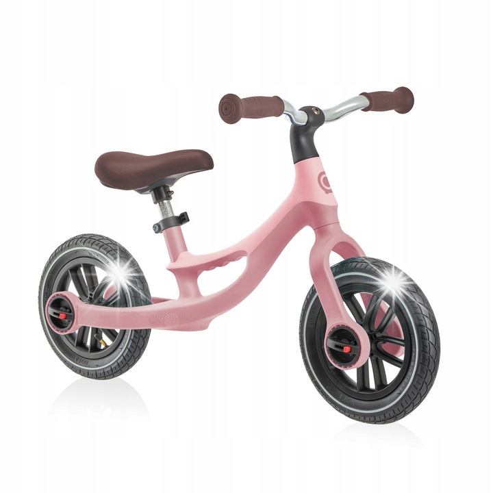 Bicicleta pentru copii Globber Go Bike Elite Air, roti pneumatice, roz, 3-6 ani, 47x77x42cm