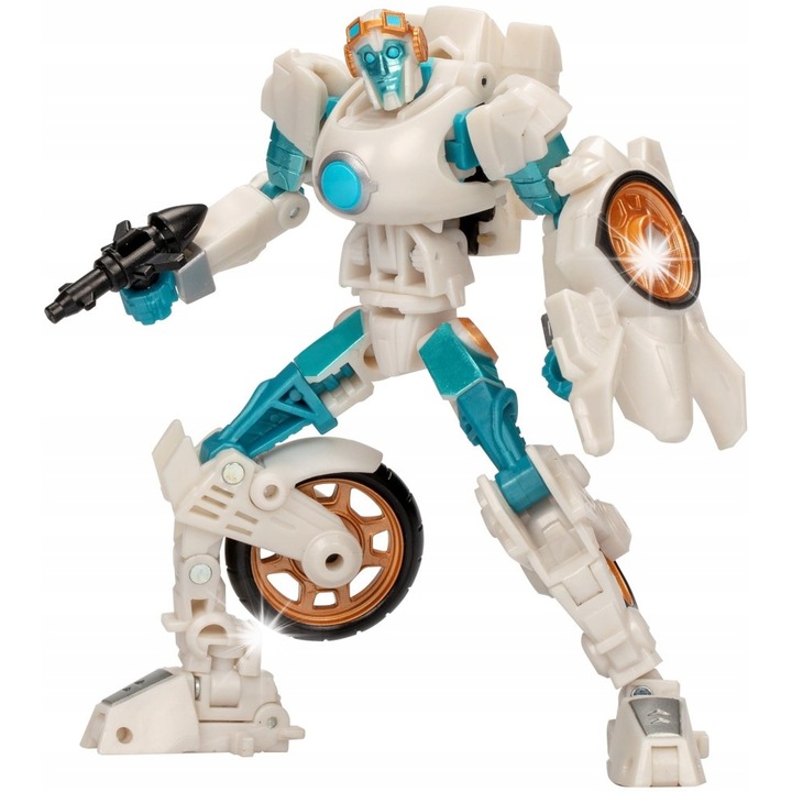Figurina Hasbro Transformers EarthSpark Terran Thrash Deluxe 12,5 cm, 2 accesorii, pentru baieti de la 6 ani