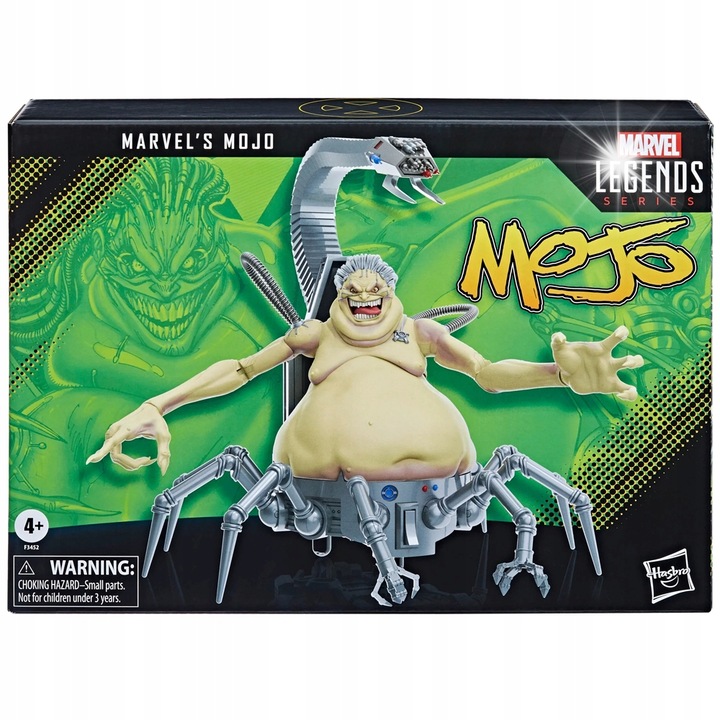 Figurina Marvel Legends, Hasbro, Mojo, 23cm, multicolor, accesorii interschimbabile