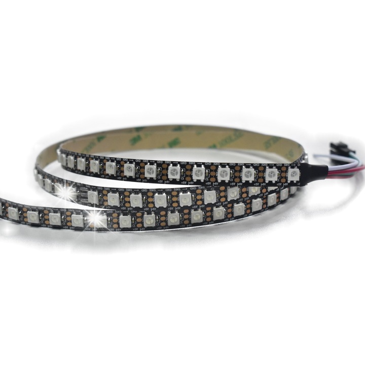 Адресируема LED лента LDN WS2812B 96d/m, многоцветна, 1м, 10мм ширина