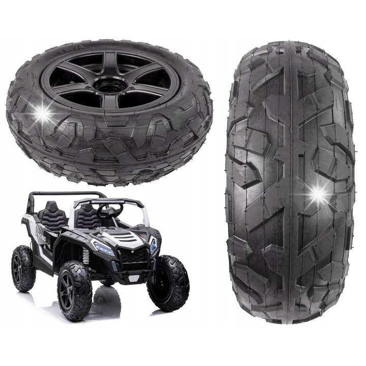 Roata gonflabila LEAN pentru Buggy A032 Strong, Negru