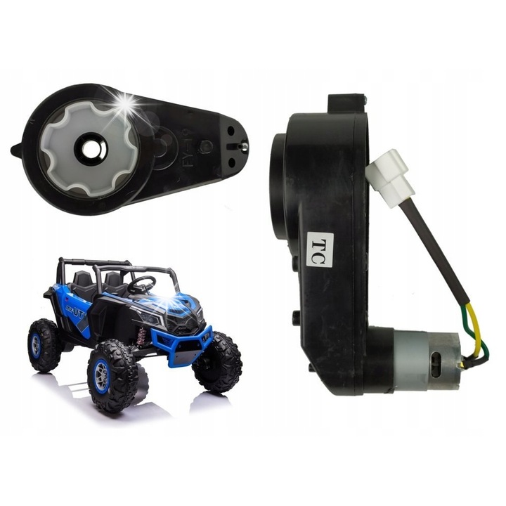 Motor reductor 24V 10000 RPM, LEAN, pentru XMX613, Negru