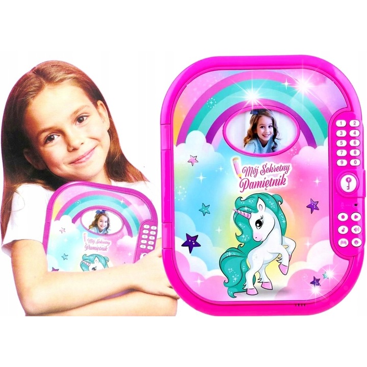 Jurnal interactiv cu parola, HH Poland, 24x27x5cm, include pix si notite