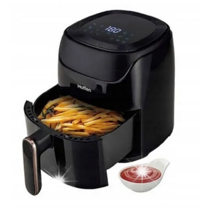 Hoffen 3,8L 1400W digitális fritőz, fekete