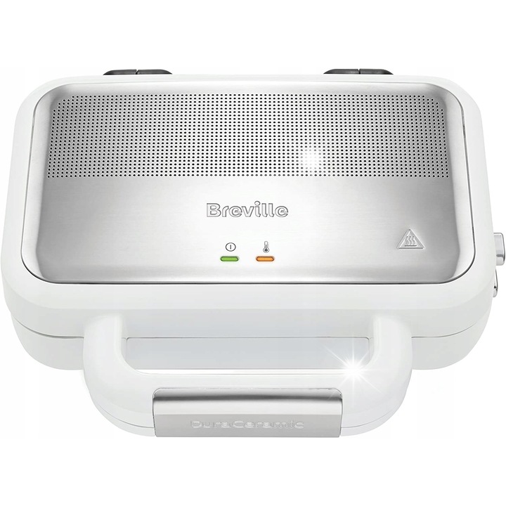 Breville High Gloss kenyérpirító, 850W, DuraCeramic, fehér, 10,4x23,6x27,5cm
