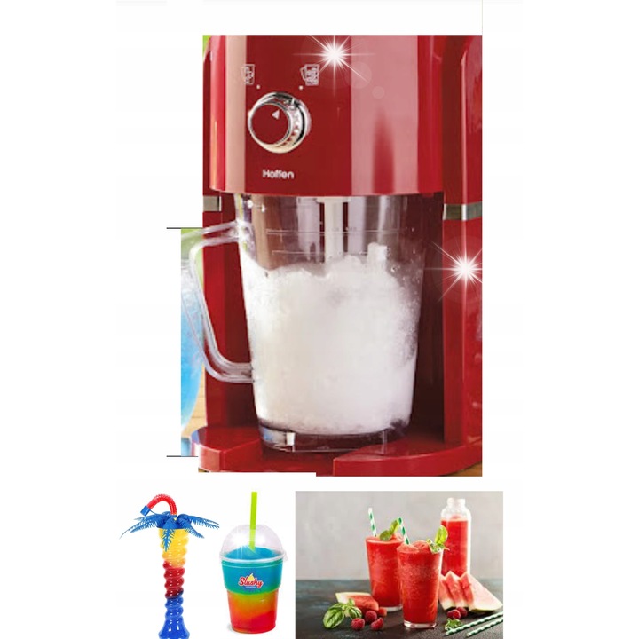 Машина за натрошаване на лед Hoffen, 30W, 2 нива на натрошаване, 1.1л