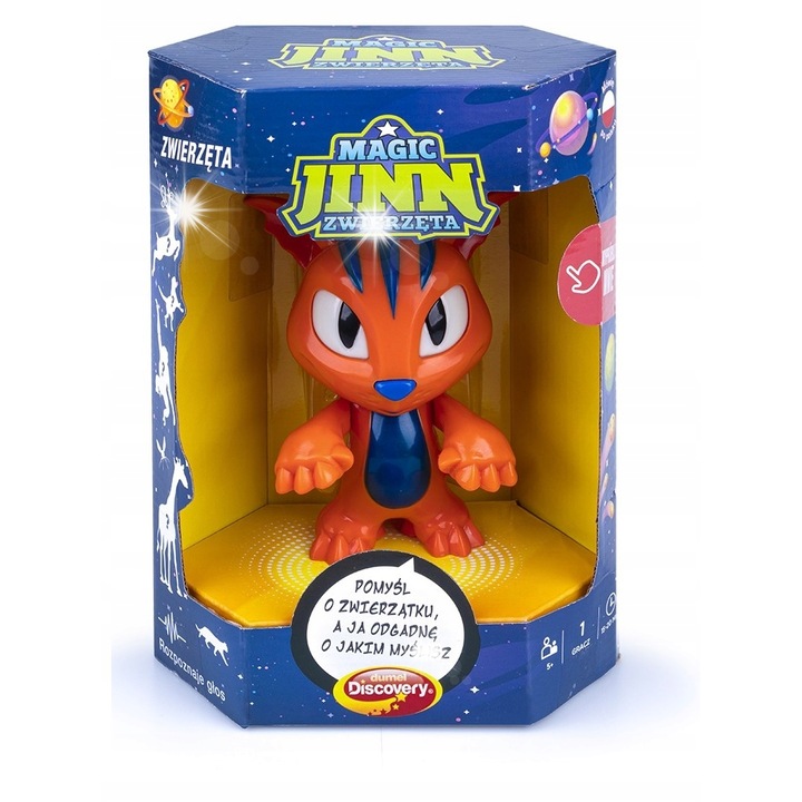 Интелигентна играчка Dumel Magic, 15 см, многоцветна, 5 години, комплект с батерии