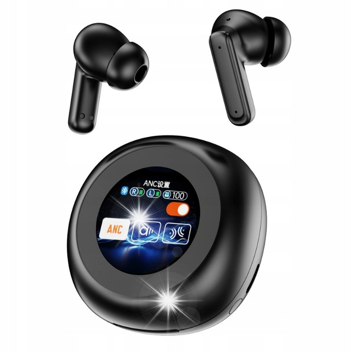 Lemon vezeték nélküli fülhallgató, érintőképernyővel, ANC-vel, mikrofonnal