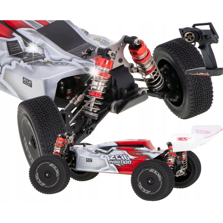 Masinuta RC BUGGY integral 60km/h 4x4, 31x20,5x11cm, set cu acumulator si incarcator