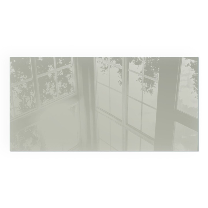 Placa Protectie, Wallfluent, Dreptunghiulara, 100x50 cm, Culoare Gri-verde, Protectie Semineu/Soba, 4mm Termorezistenta, 0100107801700ccc0c2b4