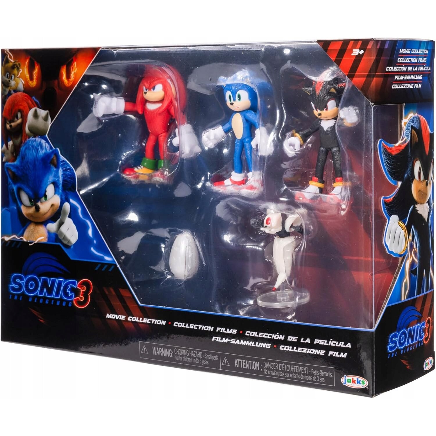 Set figurine Sonic the Hedgehog, 5 elemente, Sonic, Knuckles