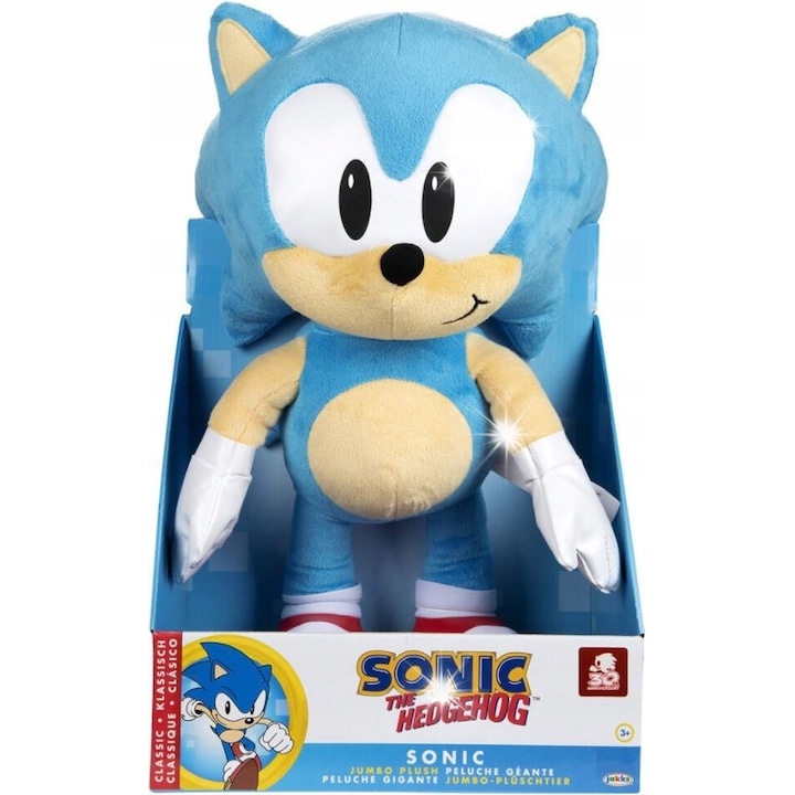 Jucarie de plus, Jakks Pacific, Tails Jumbo, 18 inch, super moale, multicolor