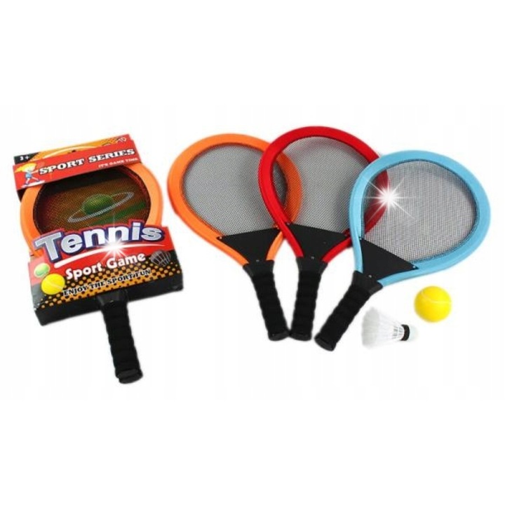 4 az 1-ben sportjátékszett, Euro-Trade, tenisz, röplabda, kosárlabda, tollaslabda, 48,5x37x12cm