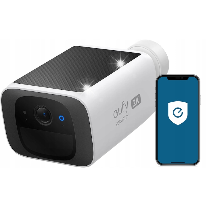 Eufy SoloCam S220 megfigyelő kamera, 2K, szolár, időjárásálló, 96,5x81x57,5mm