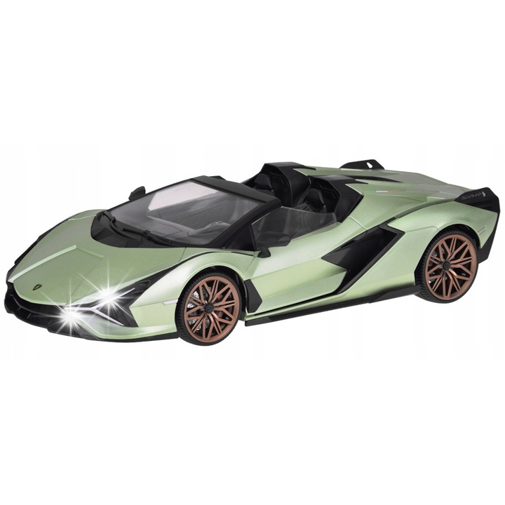 Lamborghini Sian kisautó, 1:12, távirányítós készlet, 41x19x17,5cm, többszínű