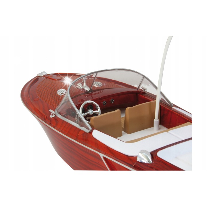 Лодка с дистанционно управление JRC Venezia, 45см, два двигателя, имитация на дърво