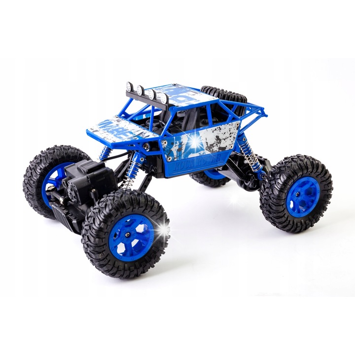 Количка Monster Truck с дистанционно управление Kathay-Haster, 26x17x13см, 4x4, комплект с батерия и дистанционно