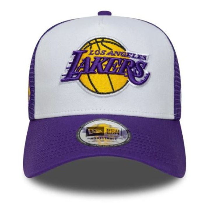 Sapca New Era LA Lakers 9FORTY Trucker, violet/alb, universala