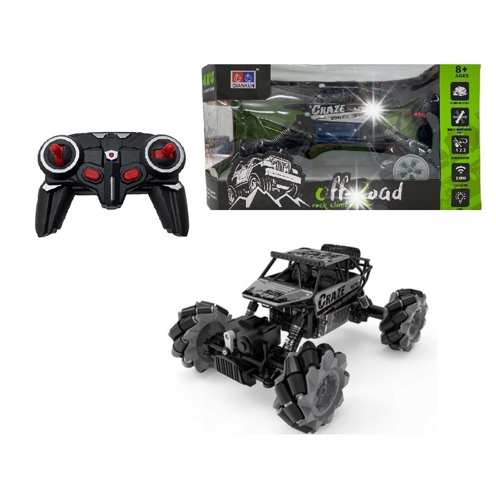 Masinuta de teren cu telecomanda LEAN Toys, 1:16, 27x19,2x13,2cm, multicolor, viteza 35 km/h