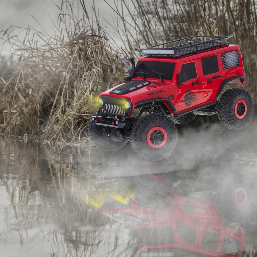Masina RC WLTOYS 104311 Rock Crawler 1:10, 4x4, rosie, 45x17x29cm