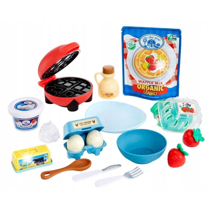 Set de gatit vafe, Little Tikes, masa pentru decorare, 3+ ani
