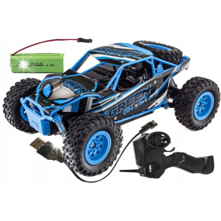 Masina RC 4x4 TurboTrail Monster, 20 km/h, 21,1x14x9,5 cm, set complet