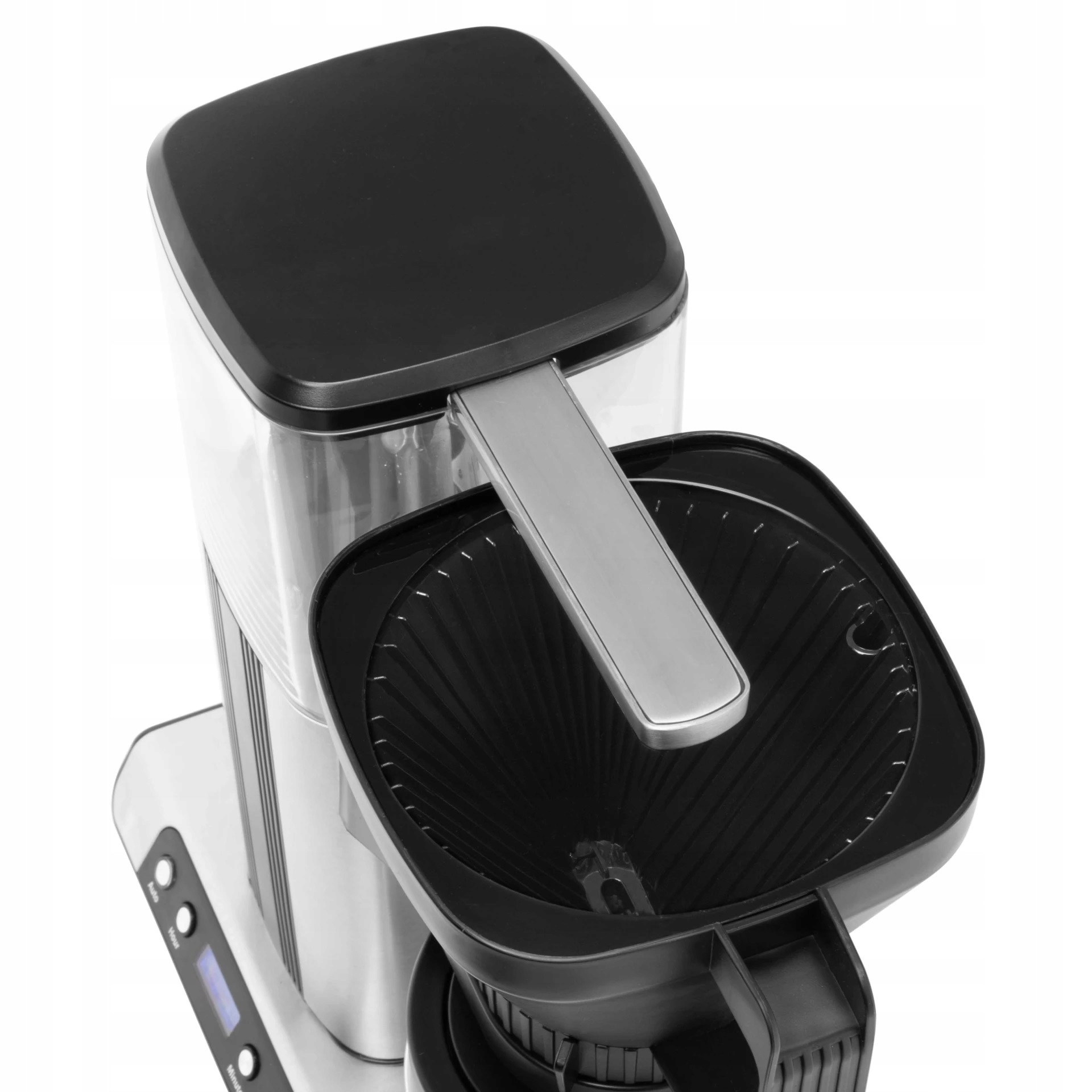 Cafetiere Inventum cu timer, sticla, 1,25l, 1550W, inox, 35x36,4x17,1cm