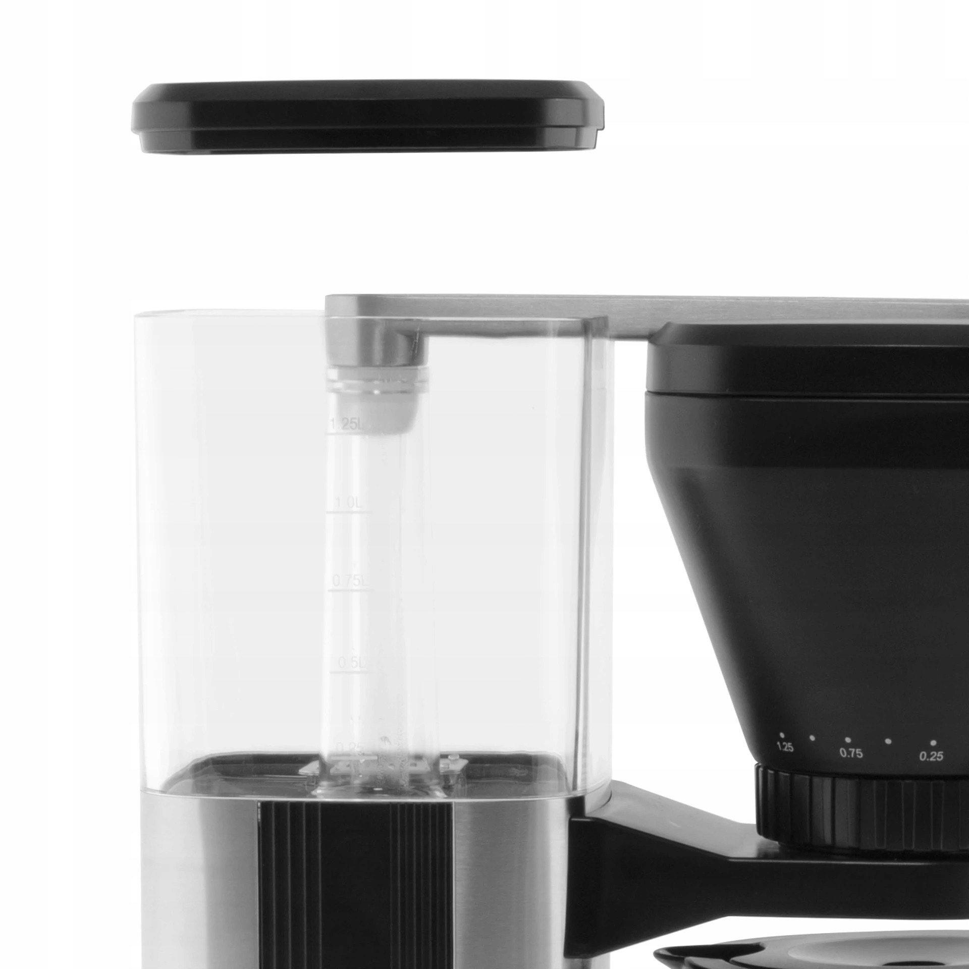 Cafetiere Inventum cu timer, sticla, 1,25l, 1550W, inox, 35x36,4x17,1cm