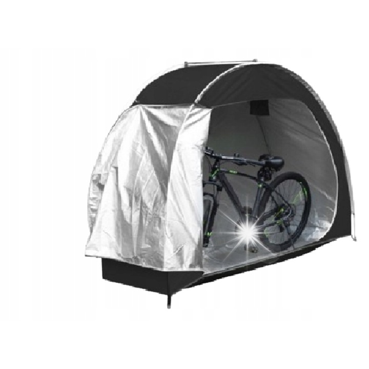 Cort pentru bicicleta, Perfectlife, protectie impotriva vremii, negru, 163x80x195cm