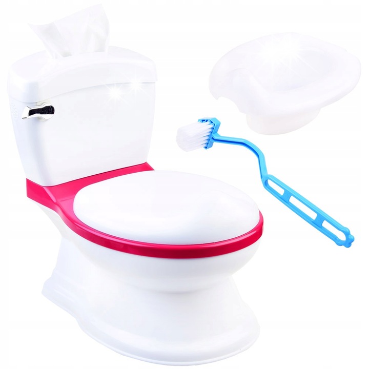 Toaleta cu sunet, compartiment pentru servetele, Jokomisiada, 38x26x38cm, set