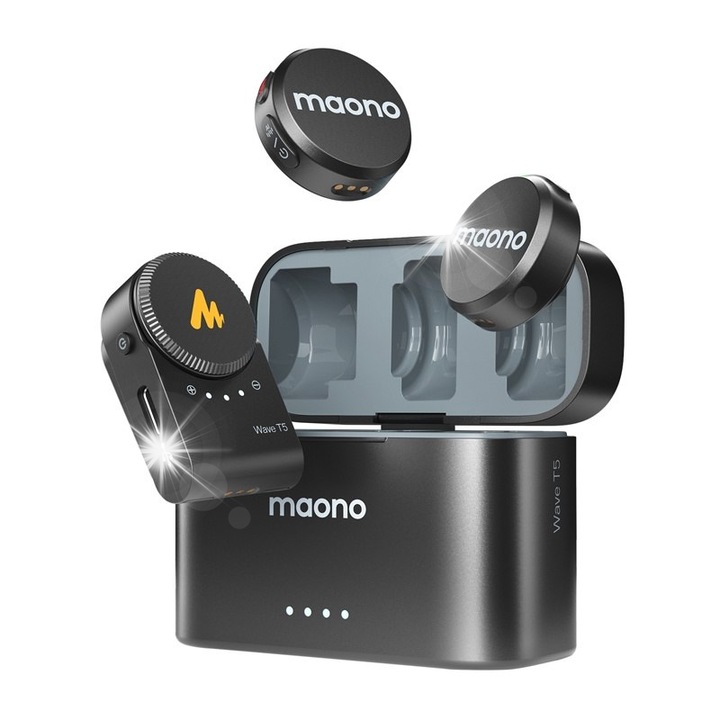 Maono WM650 A2 mikrofon szett 2 adóval, 24-bites, 300m, USB-C