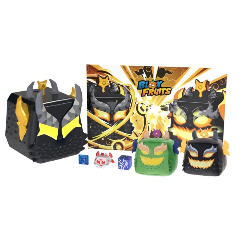 Set colectionar Ember Dragon Blox Fruits, 7 elemente, cutie