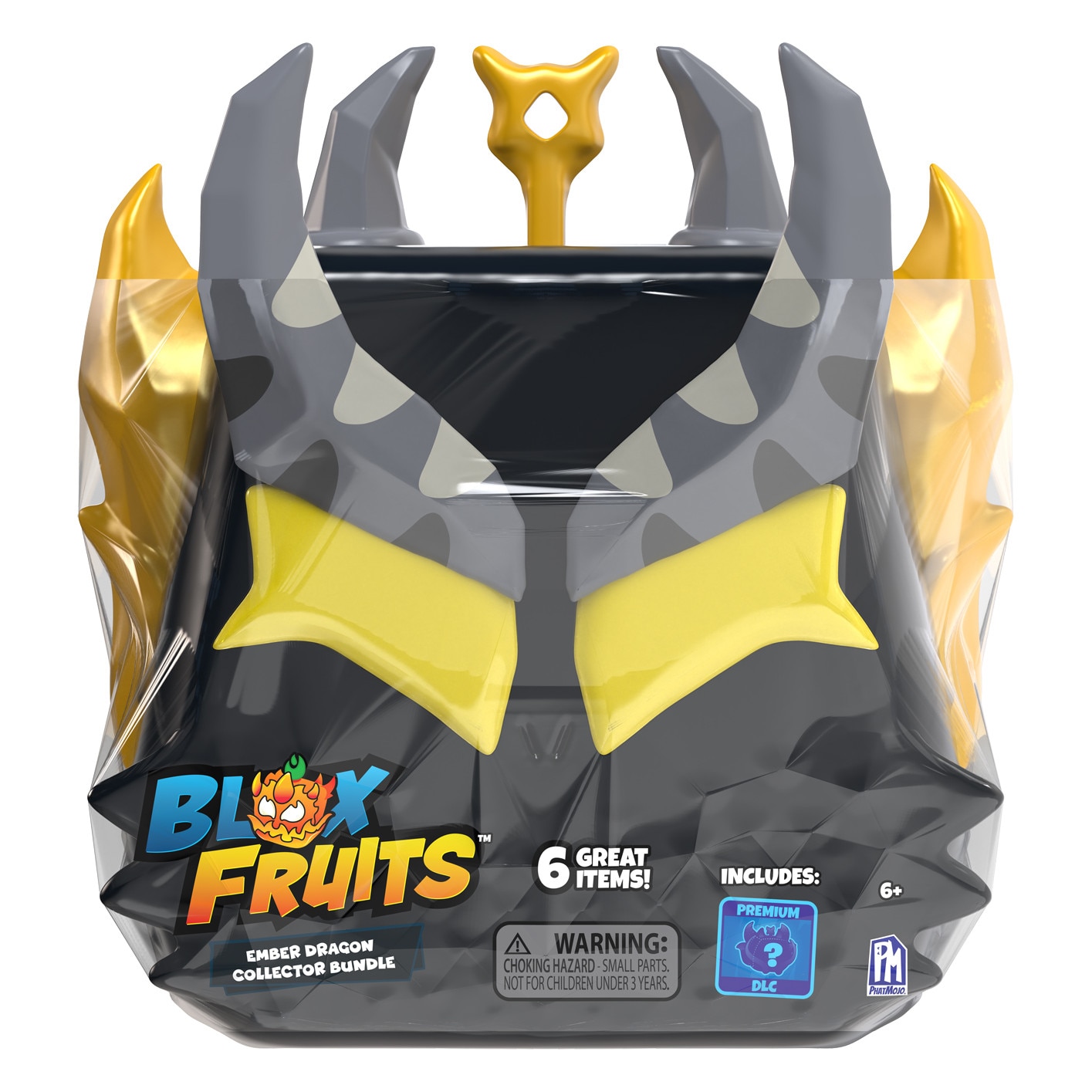 Set colectionar Ember Dragon Blox Fruits, 7 elemente, cutie