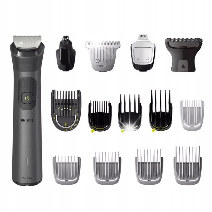 Машинка за подстригване Philips Multigroom MG7950/15 13в1, сребриста, 120 мин автономност, 26 дължини на подстригване