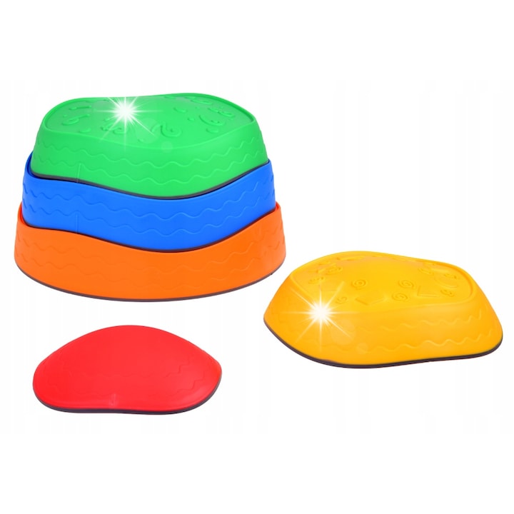 Jokomisiada 5 egyensúlyozó kő készlet, többszínű, átmérő 18-33,5 cm