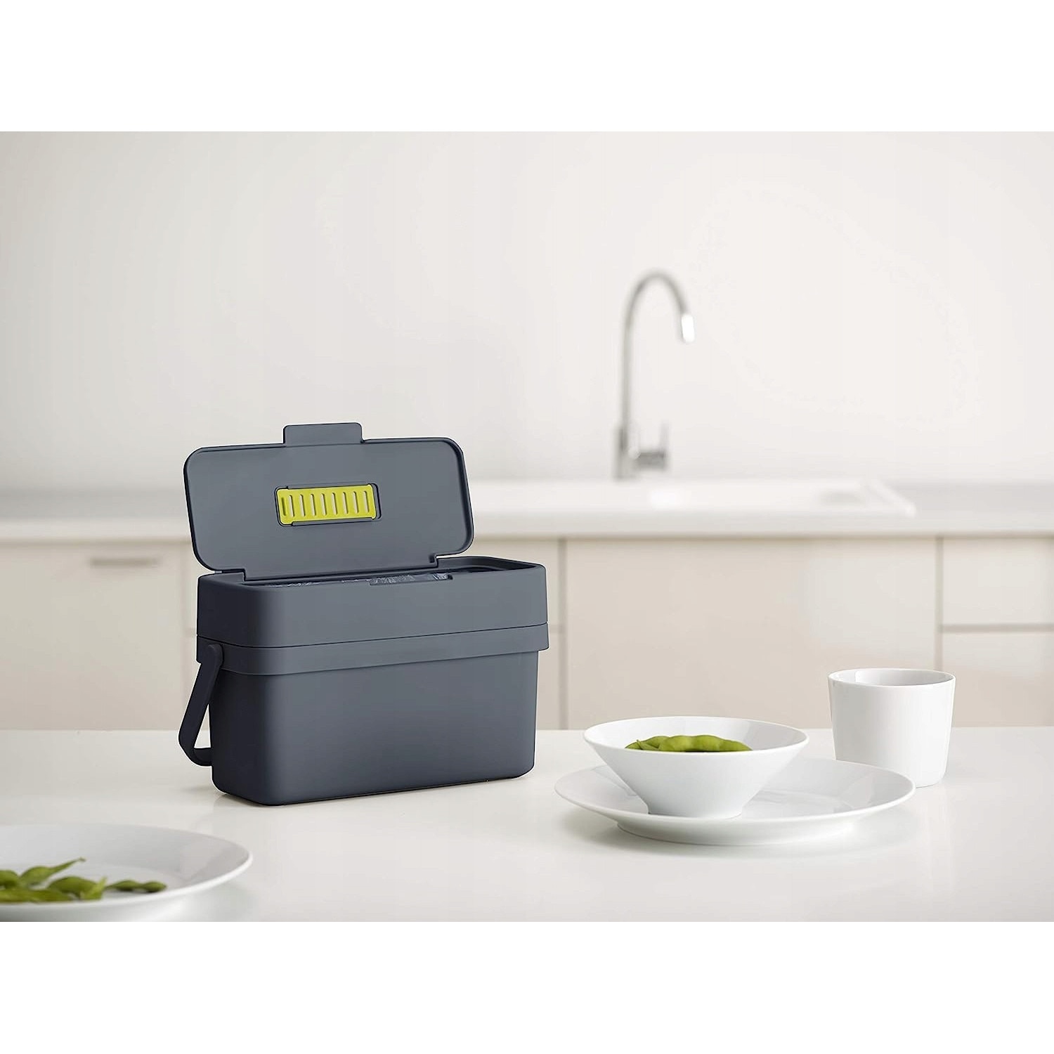 Kompostor Joseph Joseph Campo 4 l, grafit, 23x20x16cm, montare pe usa ...