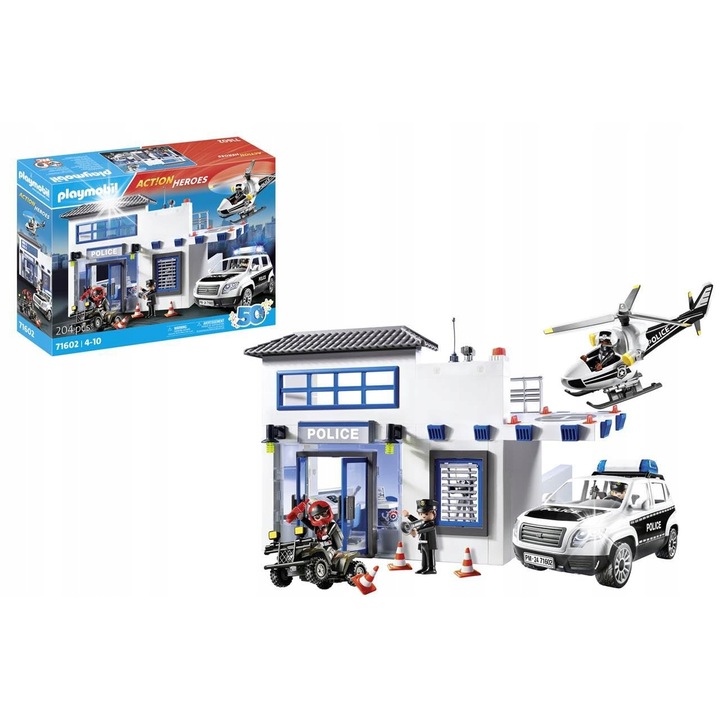 Playmobil Rendőrautó építőkészlet, 71602, többszínű, 3 éves kortól